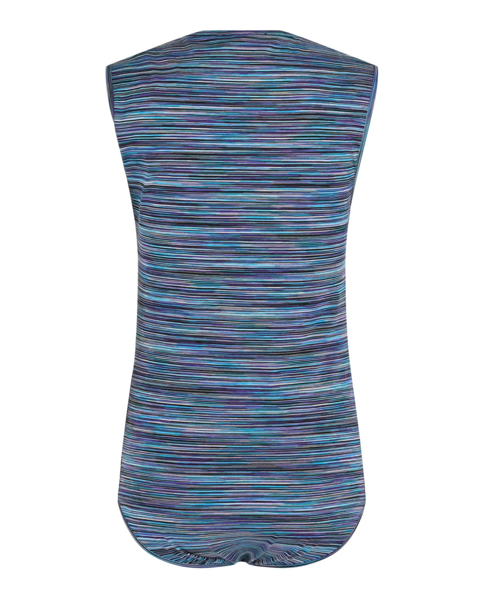 M Missoni Womens Striped Sleeveless Bodysuit