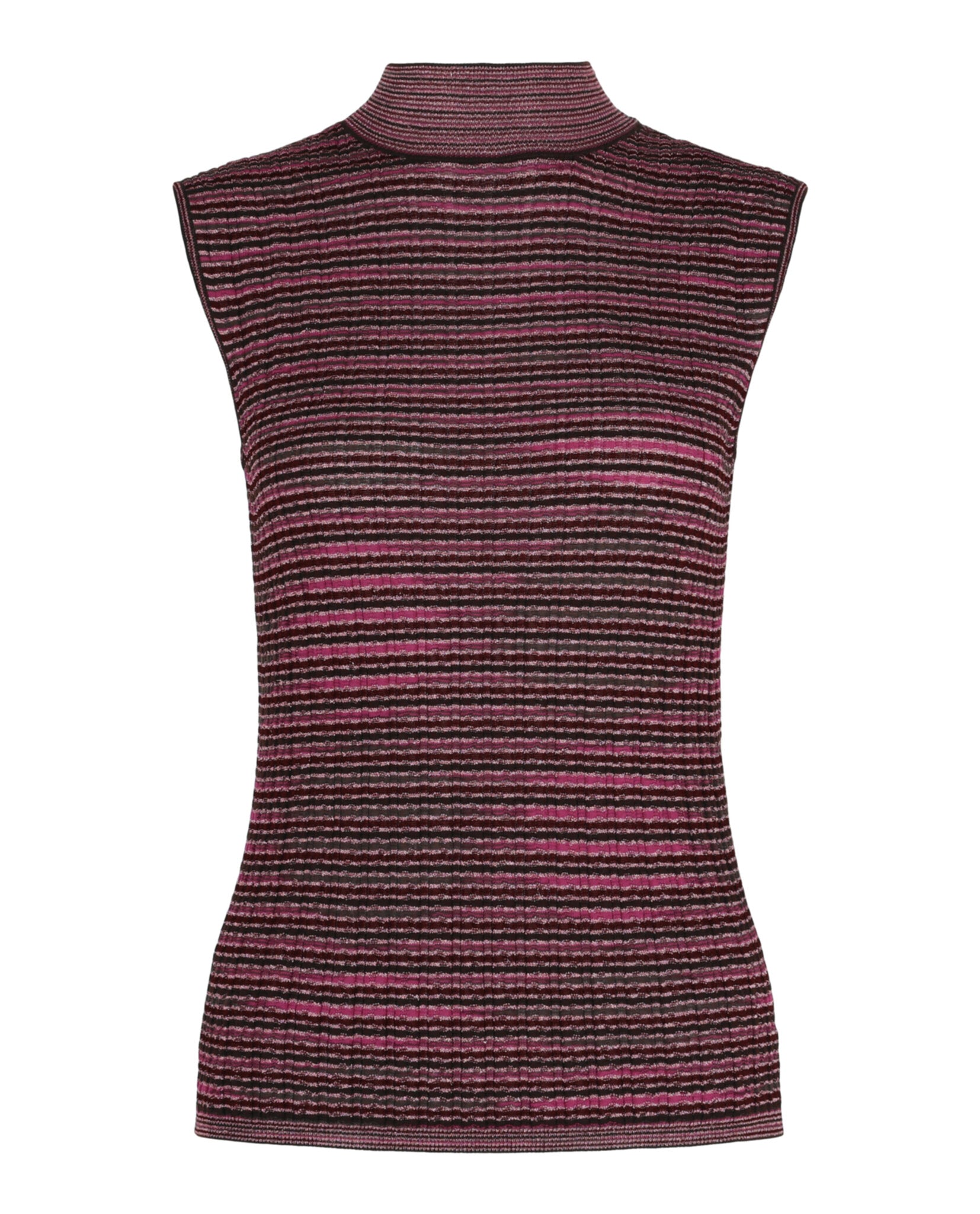 M Missoni Womens Striped Print Top