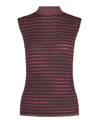M Missoni Womens Striped Print Top