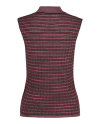M Missoni Womens Striped Print Top