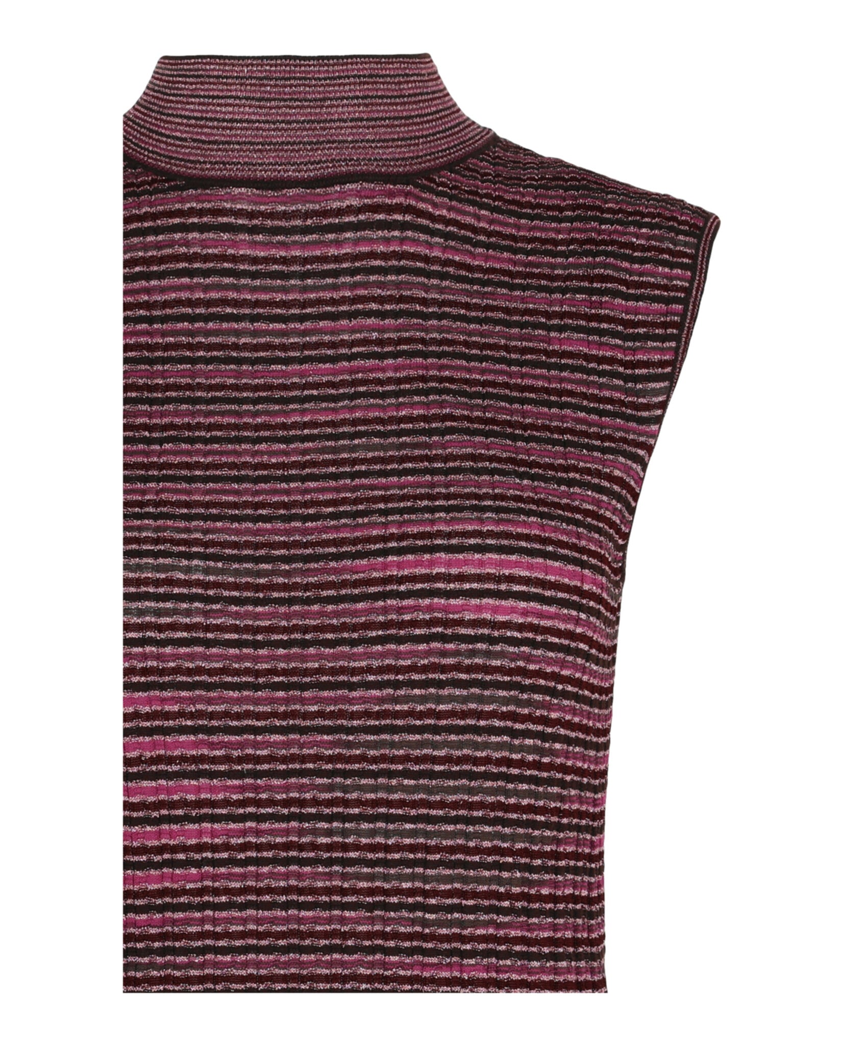 M Missoni Womens Striped Print Top