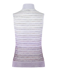 M Missoni Womens Ombre Zig Zag High-Neck Top