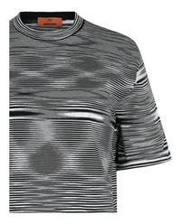 M Missoni Womens Abstract Striped T-Shirt