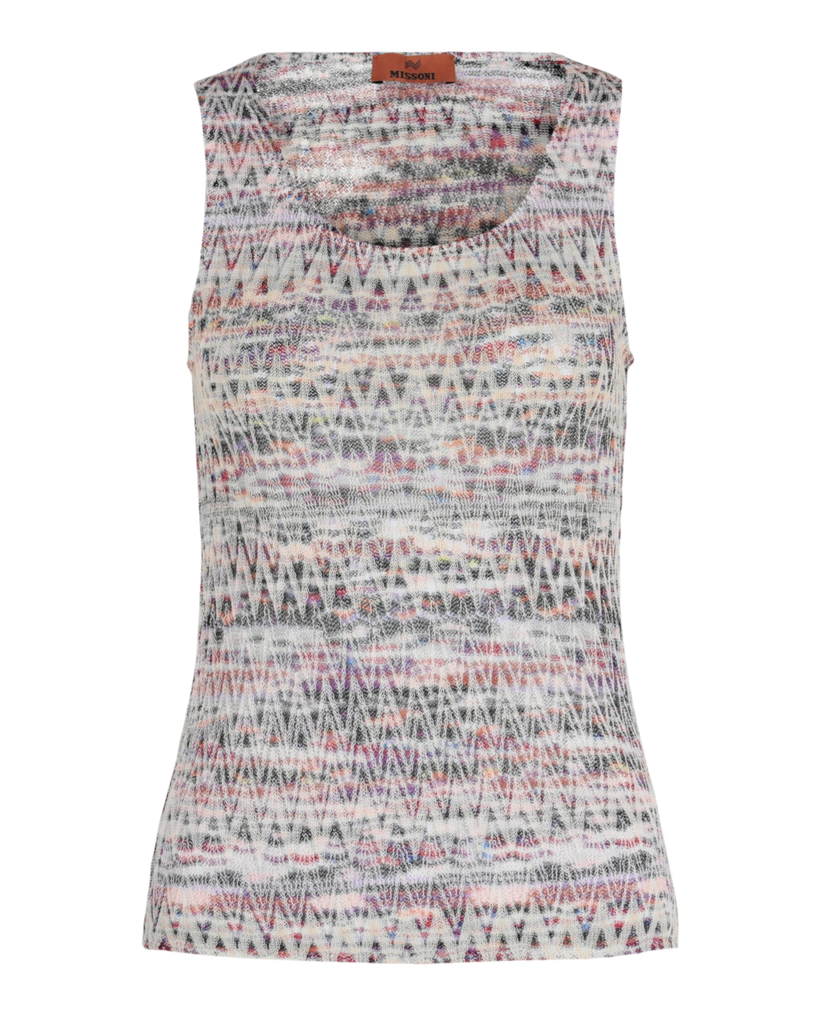 M Missoni Womens Zigzag Knit Tank