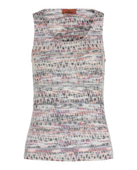 M Missoni Womens Zigzag Knit Tank
