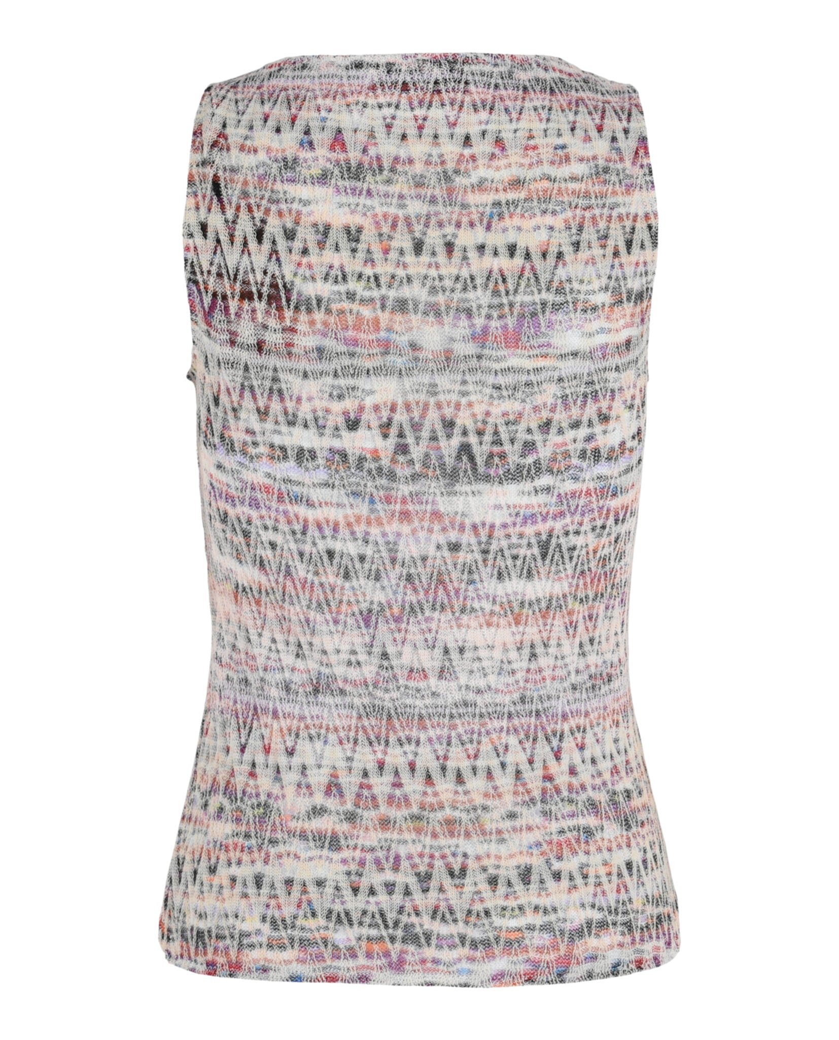 M Missoni Womens Zigzag Knit Tank