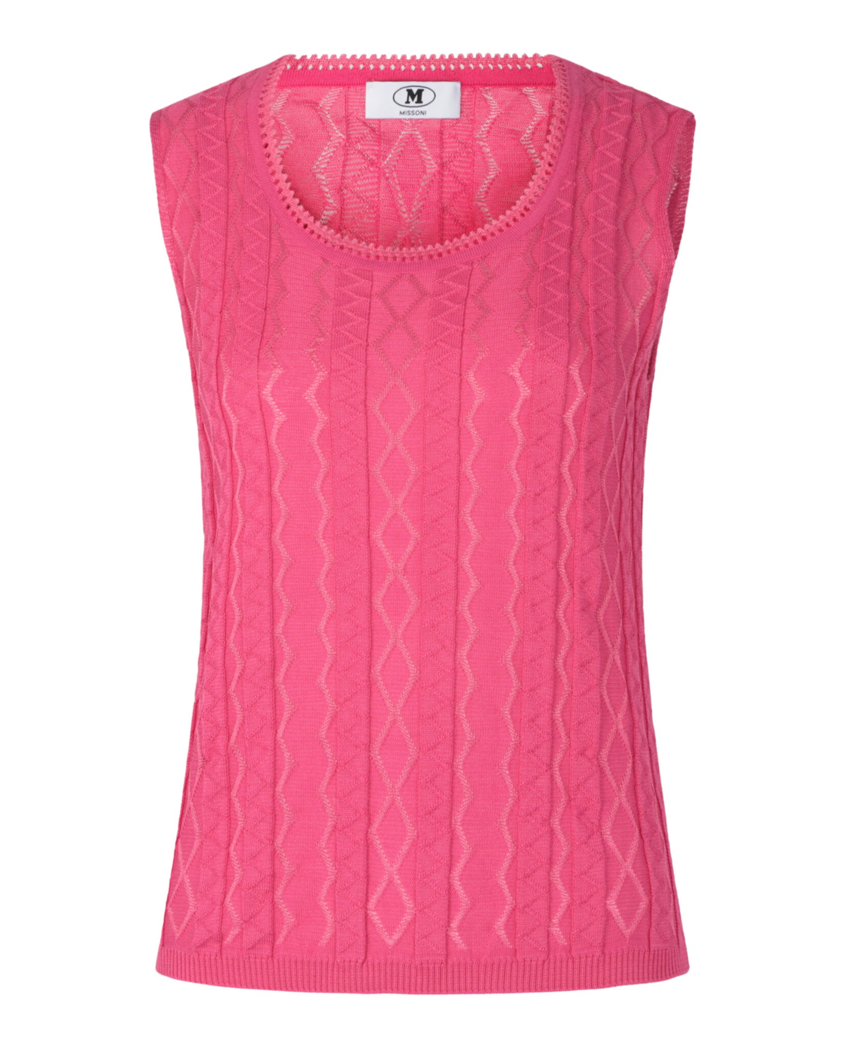 M Missoni Womens Sleeveless Knit Top