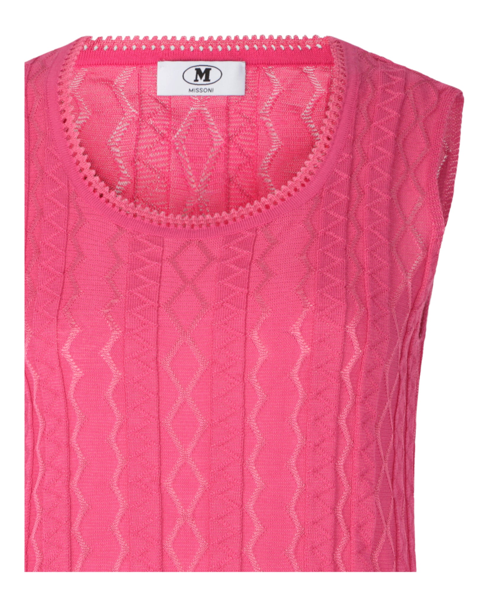 M Missoni Womens Sleeveless Knit Top
