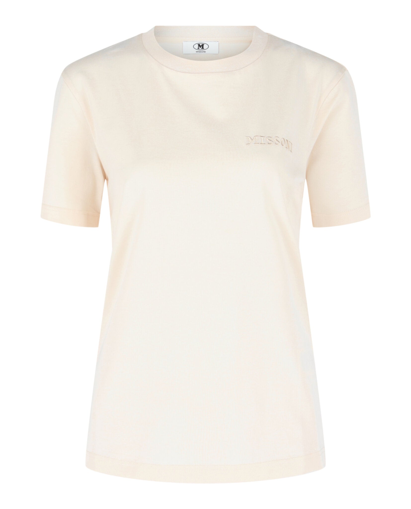 M Missoni Womens Embroidered Logo T-Shirt