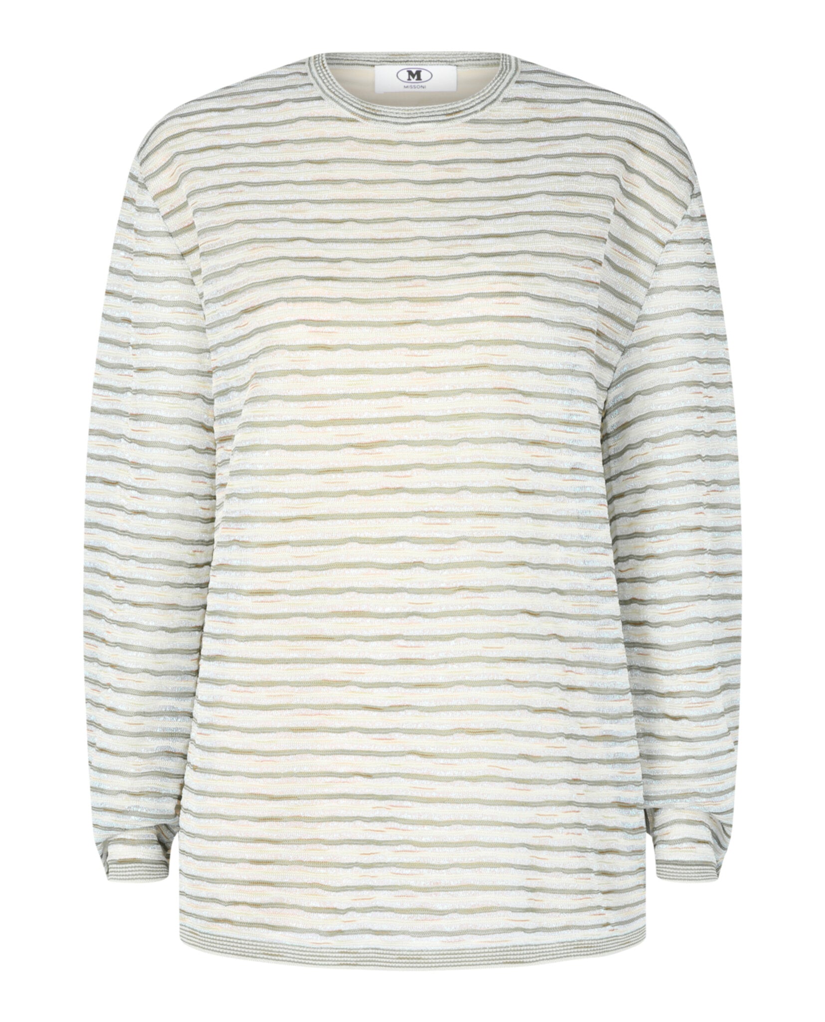 M Missoni Womens Oversize Striped Sweater