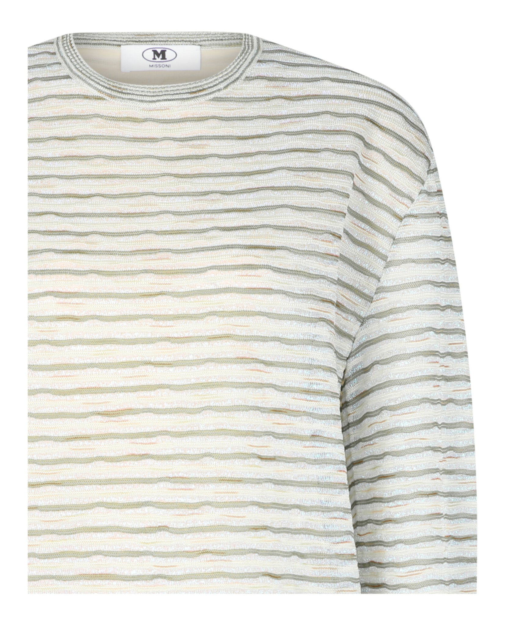 M Missoni Womens Oversize Striped Sweater