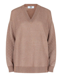 M Missoni Womens Oversized Lamé Sweater