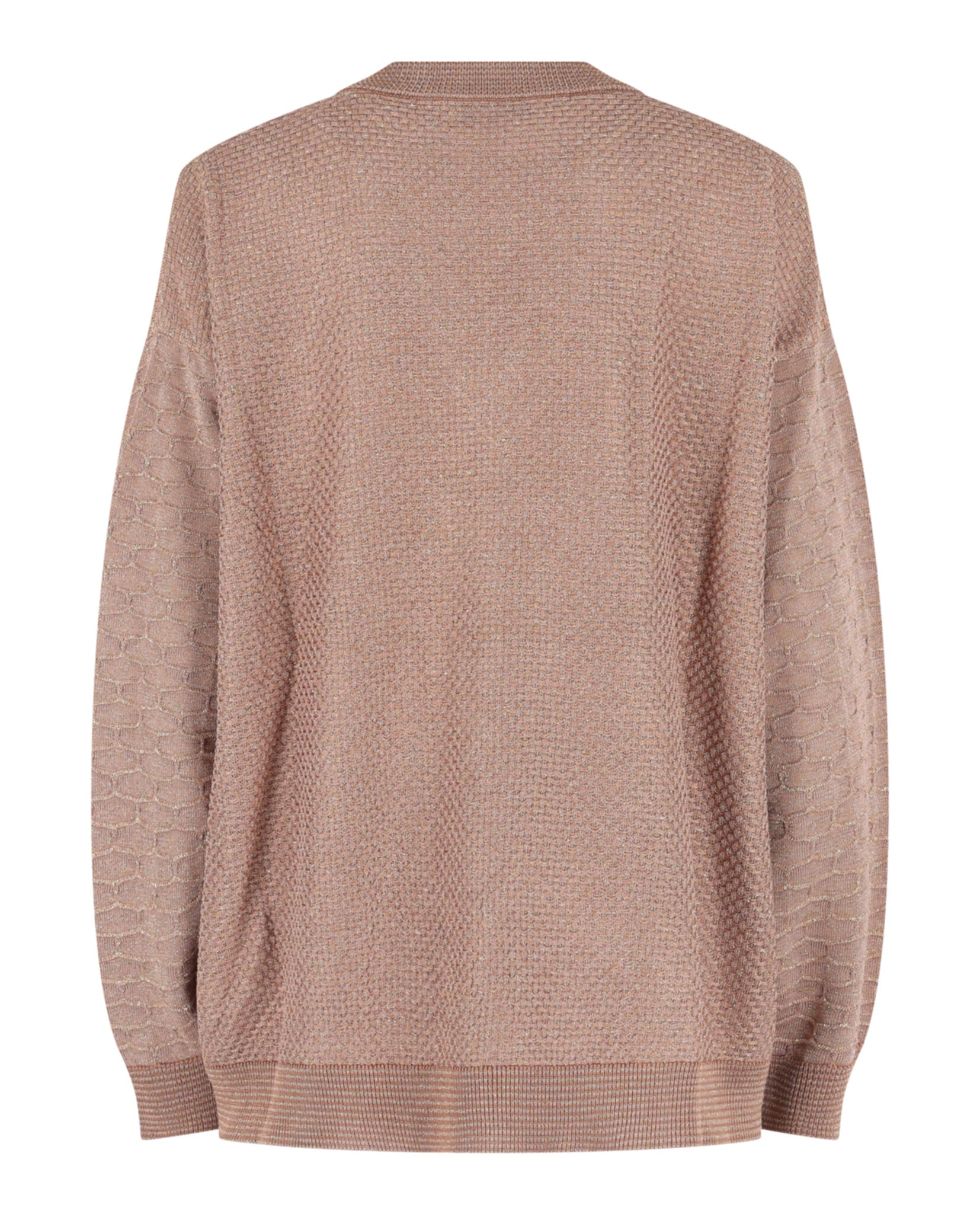 M Missoni Womens Oversized Lamé Sweater