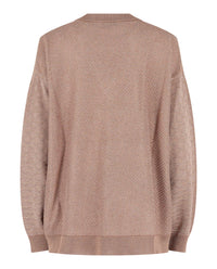 M Missoni Womens Oversized Lamé Sweater