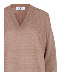 M Missoni Womens Oversized Lamé Sweater