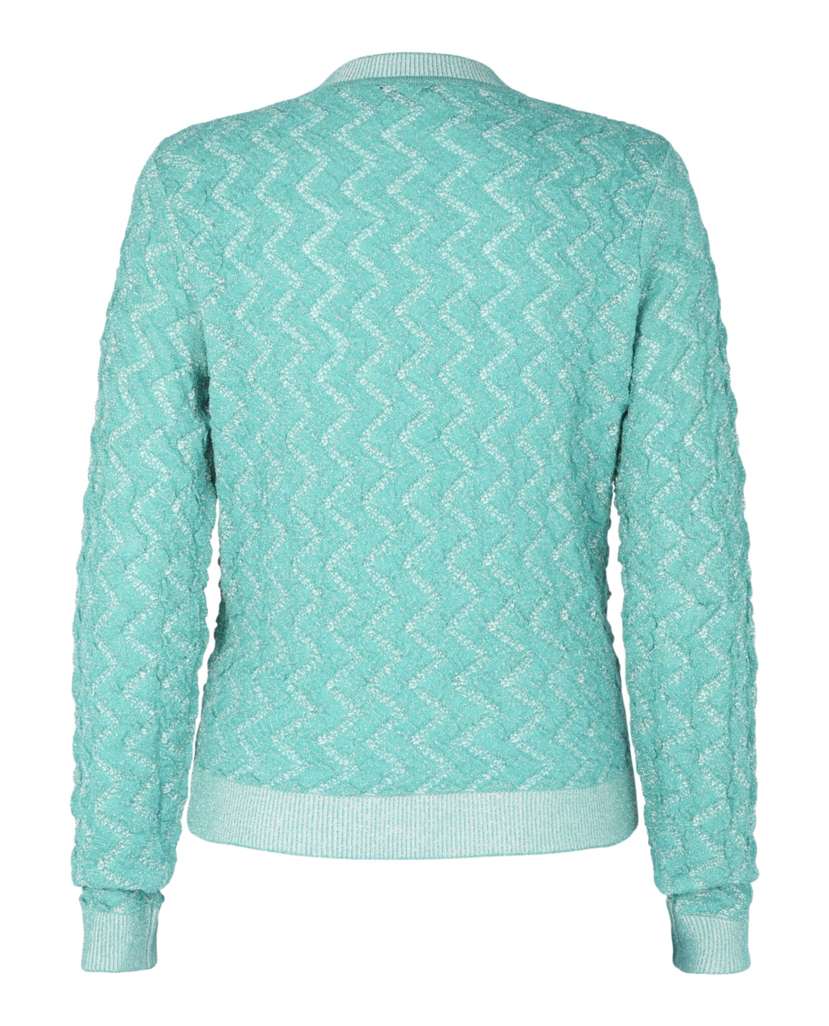 M Missoni Womens Chevron-Pattern Sweater
