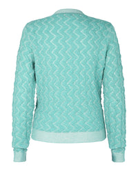 M Missoni Womens Chevron-Pattern Sweater