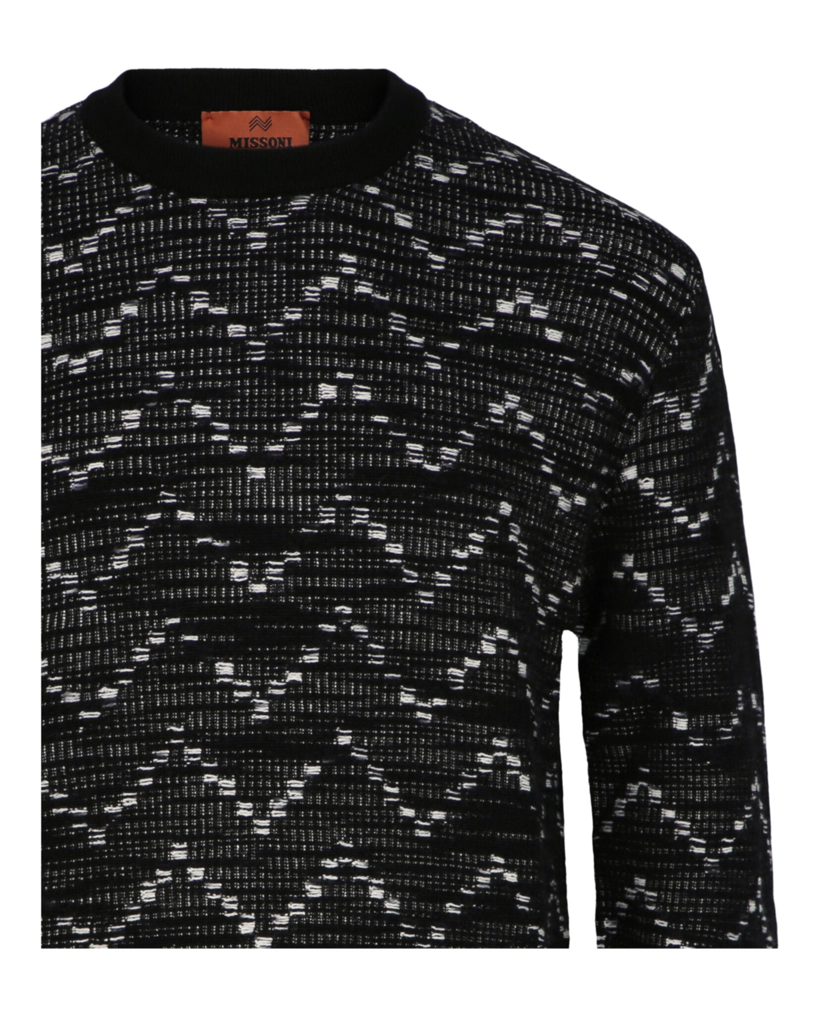 M Missoni Mens Zig-Zag Crewneck Pullover Sweater