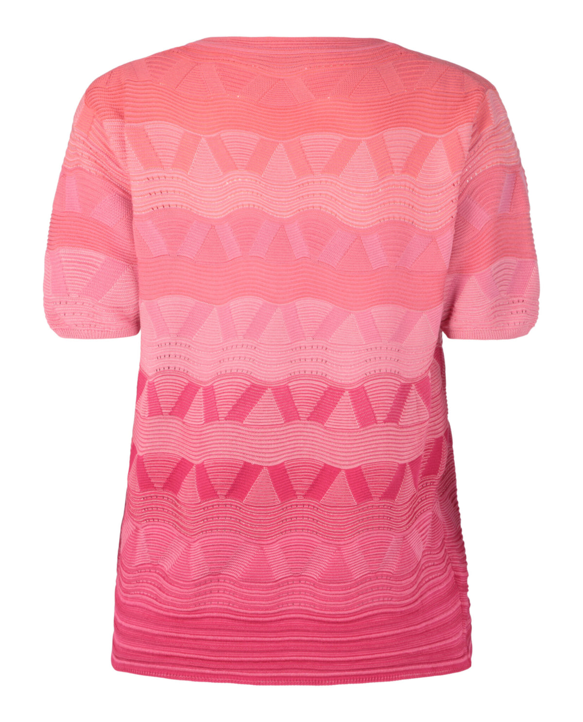 M Missoni Womens Wave-Pattern Knit Sweater