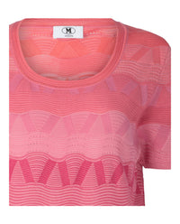 M Missoni Womens Wave-Pattern Knit Sweater