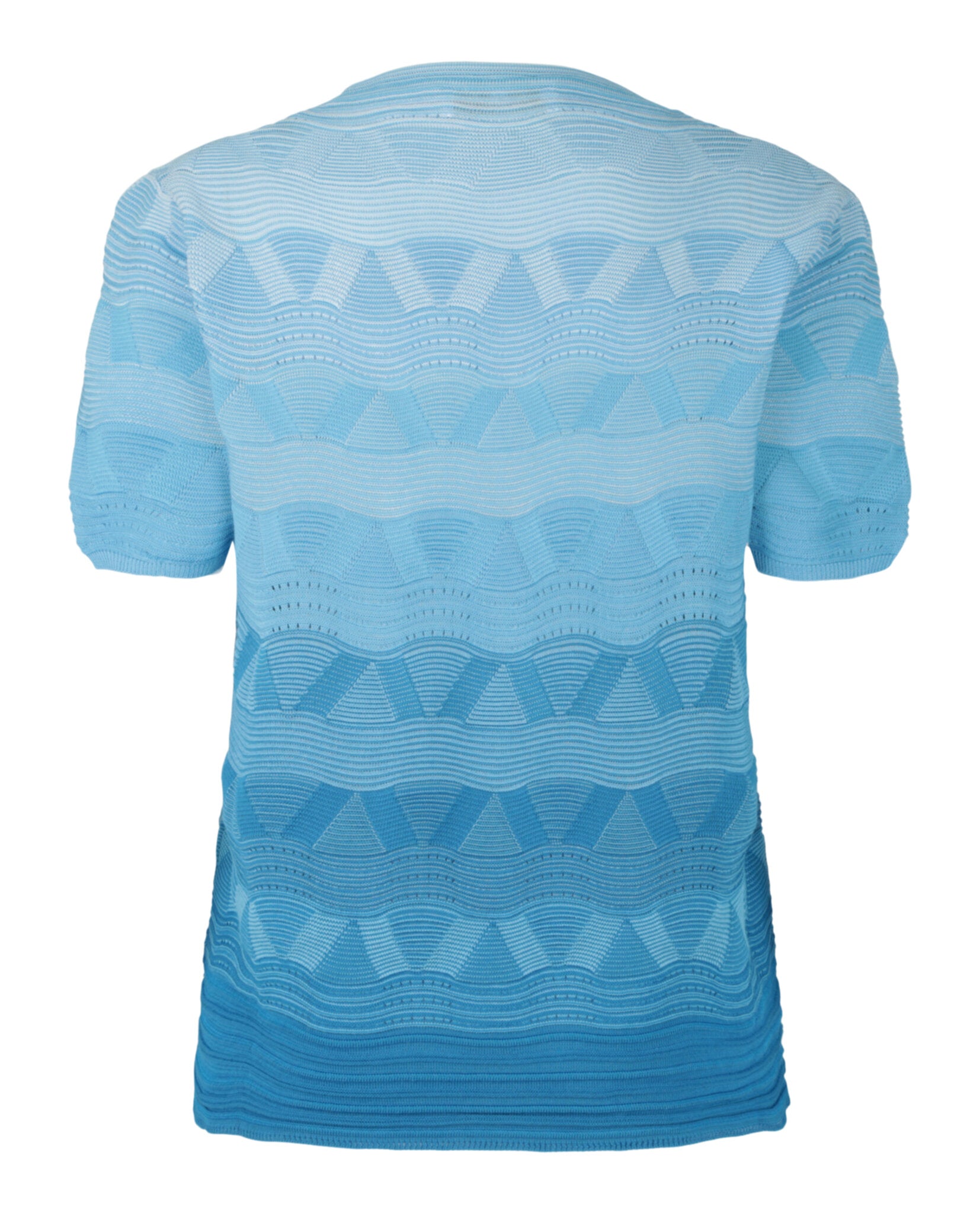 M Missoni Womens Wave-Pattern Knit Sweater