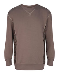 M Missoni Mens Zig-Zag Panelled Crewneck Sweatshirt