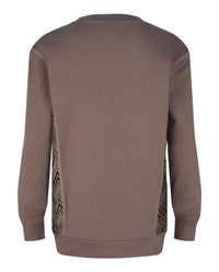 M Missoni Mens Zig-Zag Panelled Crewneck Sweatshirt