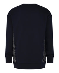M Missoni Mens Zig-Zag Panelled Crewneck Sweatshirt
