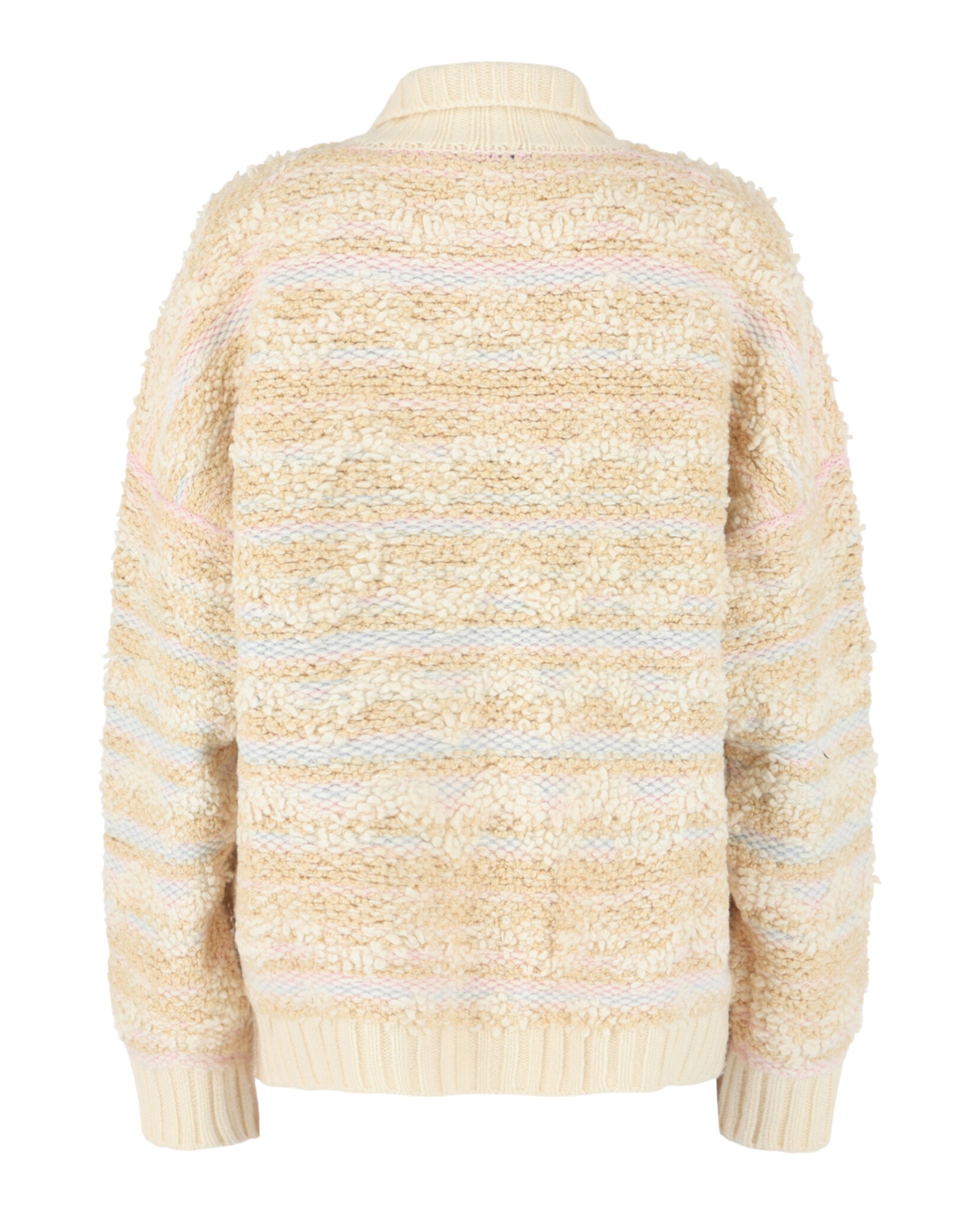 M Missoni Womens Wool-Blend Fleece Cardigan