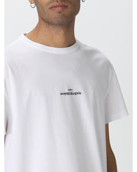 Maison Margiela Short Sleeve TShirt 100 Cotton Men White T-Shirts