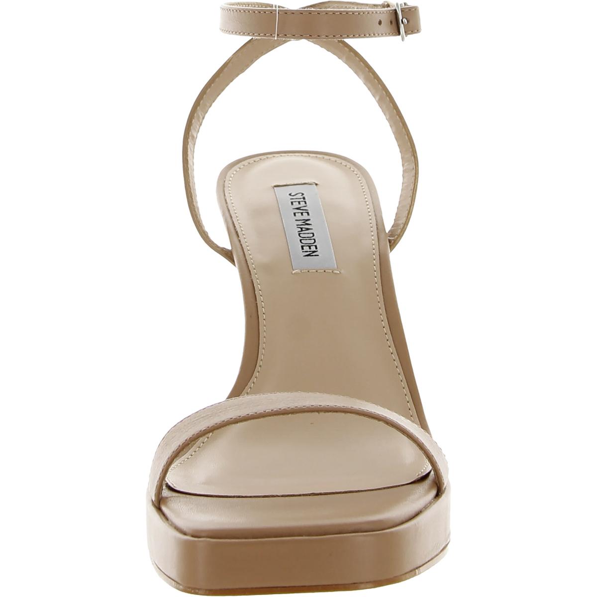 Nicky Womens Strappy Open Toe Pumps