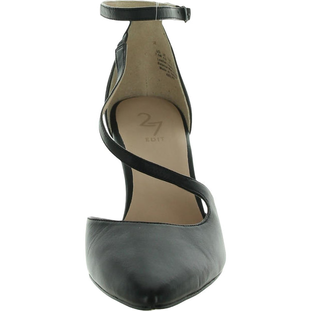 Abilyn Womens Comfort Insole Pointed Toe Ankle Strap