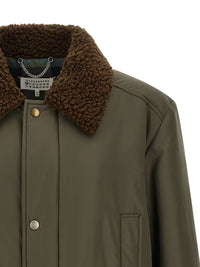 Maison Margiela Men Shearling Collar Parka