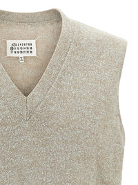 MAISON MARGIELA Maison Margiela Men Bouclé Knit Vest