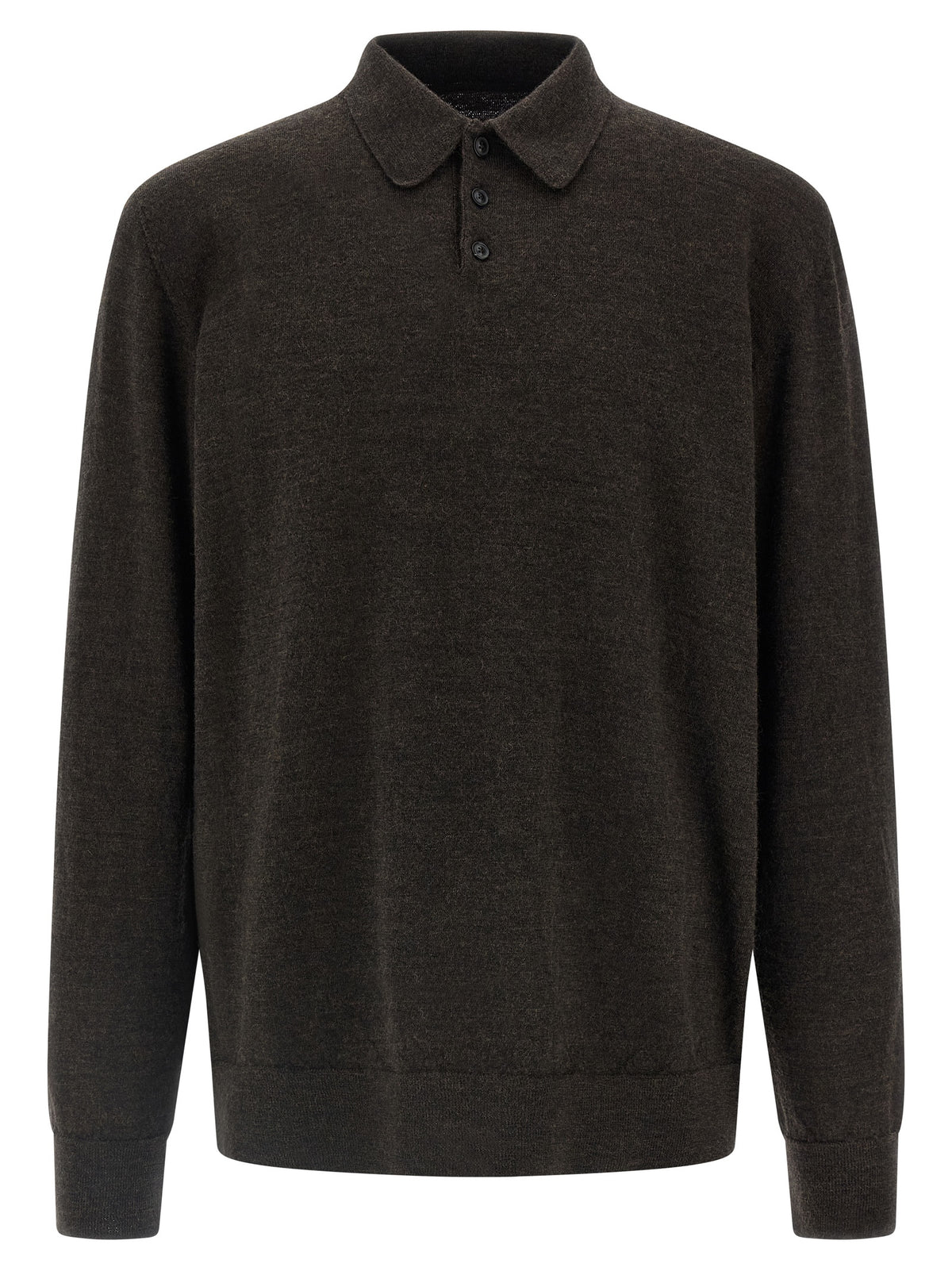 MAISON MARGIELA Maison Margiela Men Suede Patch Polo Shirt