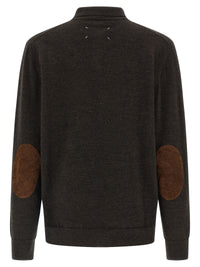 MAISON MARGIELA Maison Margiela Men Suede Patch Polo Shirt