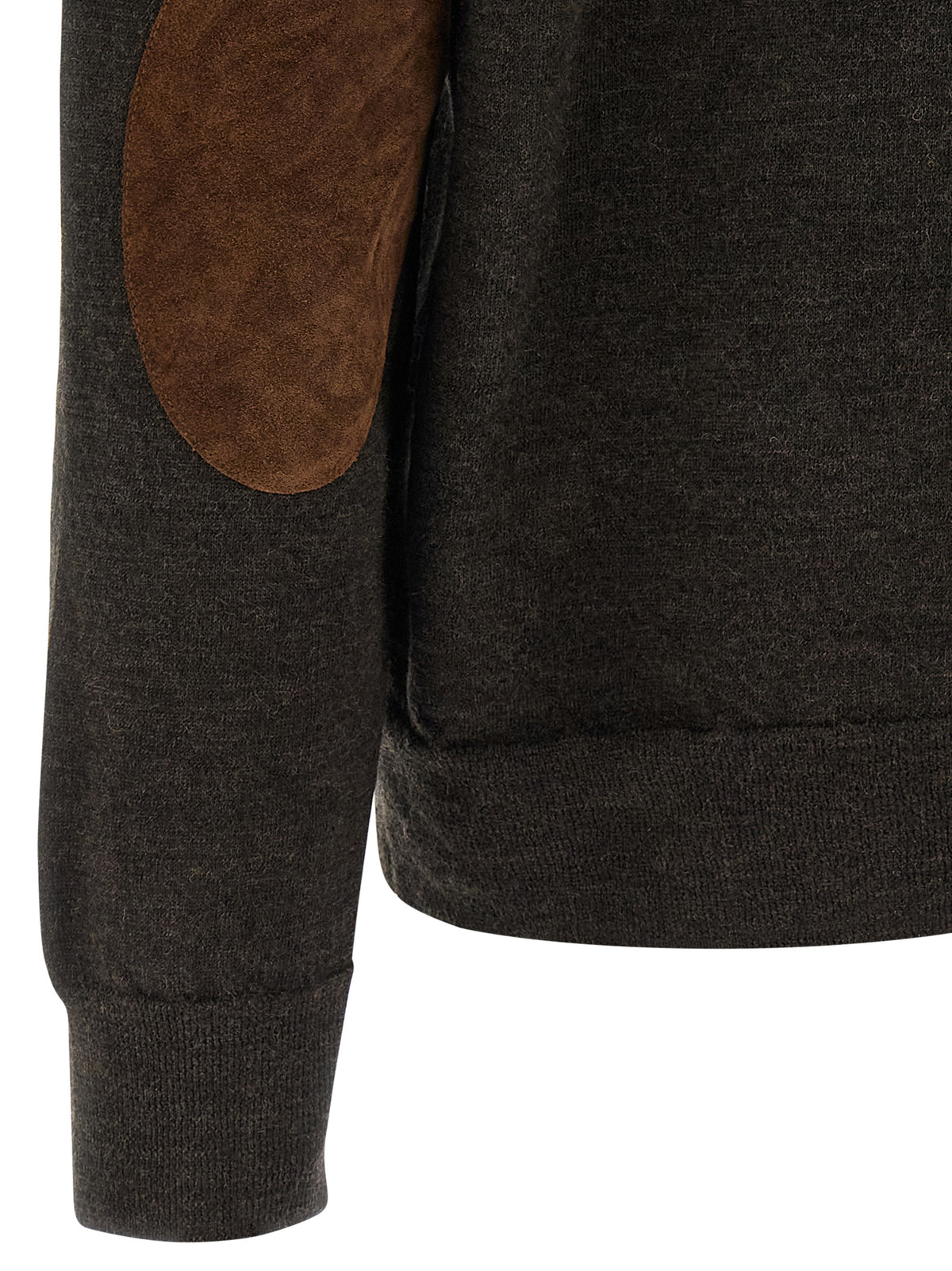 MAISON MARGIELA Maison Margiela Men Suede Patch Polo Shirt