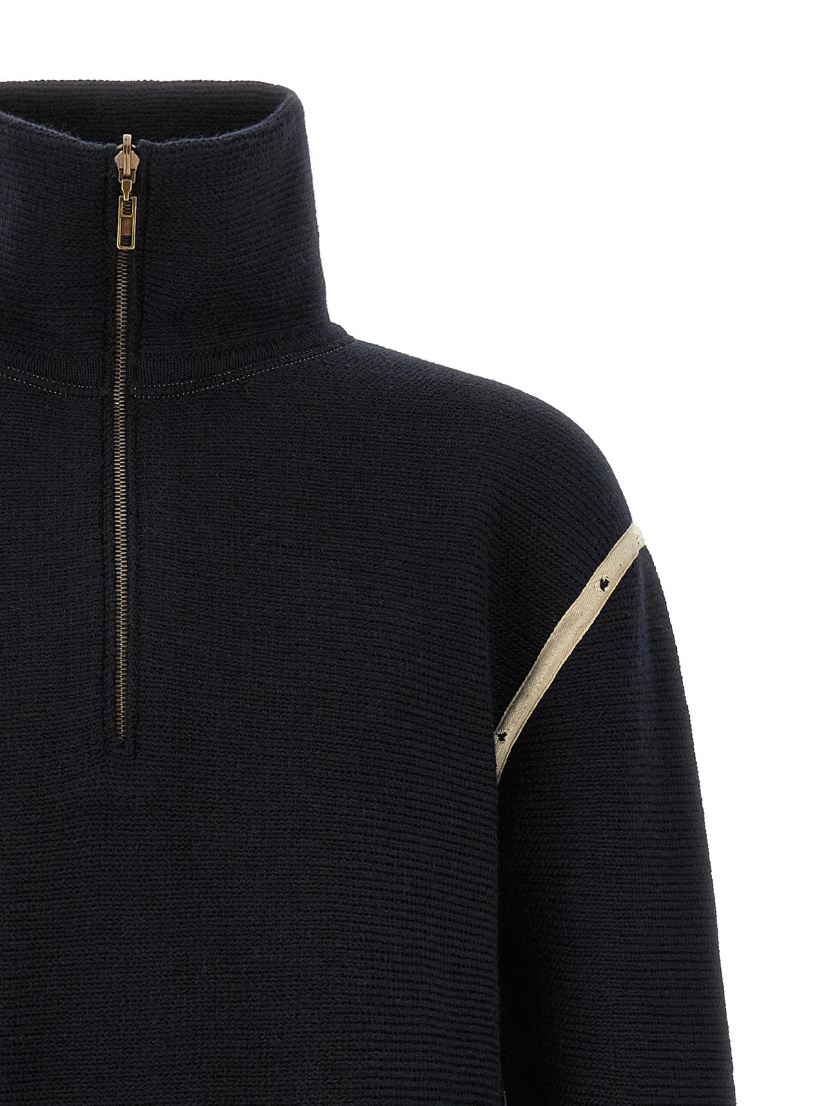 MAISON MARGIELA Maison Margiela Men Denim Patch Sweater