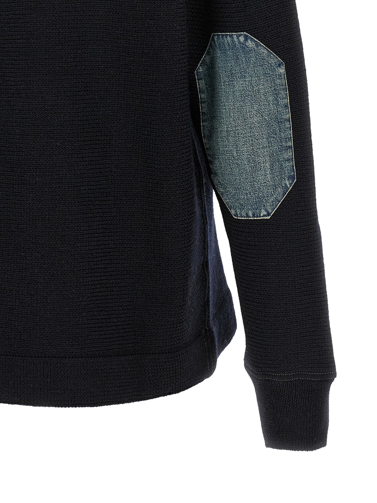 MAISON MARGIELA Maison Margiela Men Denim Patch Sweater