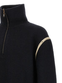 MAISON MARGIELA Maison Margiela Men Denim Patch Sweater