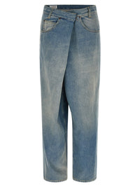 Maison Margiela Women 'Wrap' Asymmetric Closure Jeans