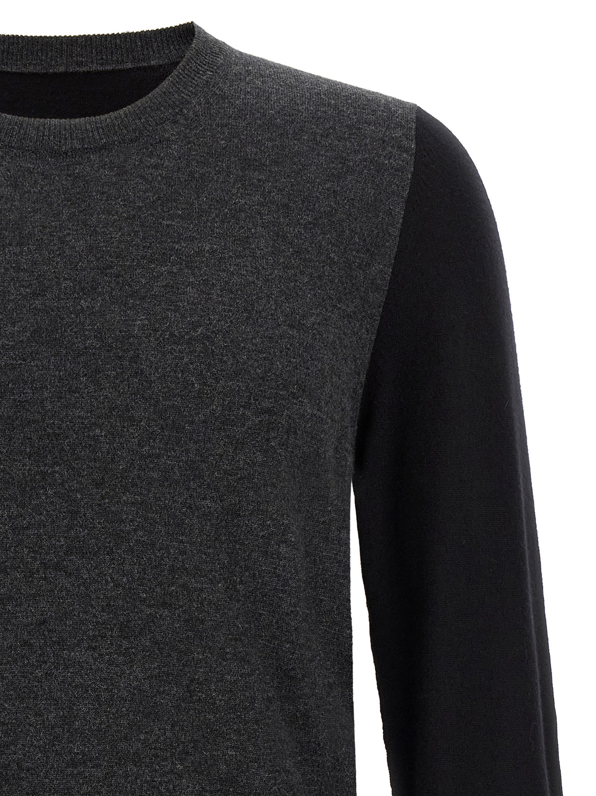 Maison Margiela Men Two-Tone Wool Sweater
