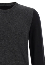 Maison Margiela Men Two-Tone Wool Sweater