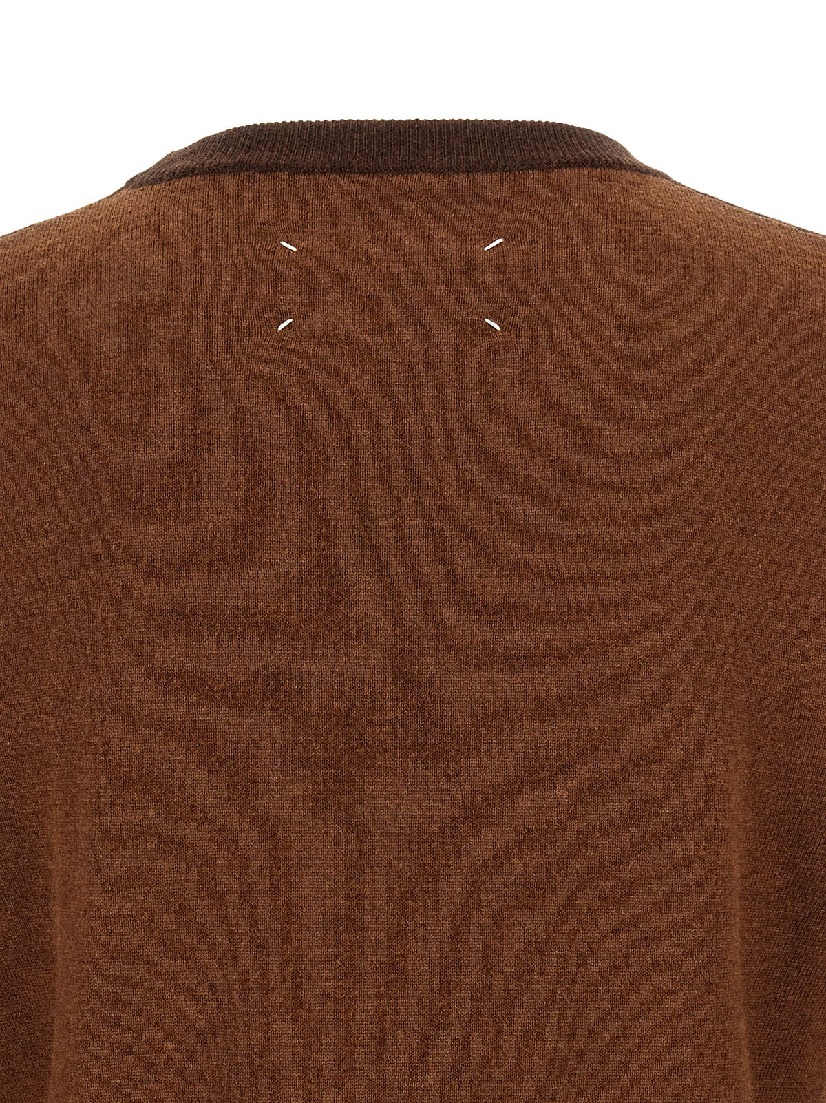 MAISON MARGIELA Maison Margiela Men Two-Tone Wool Sweater