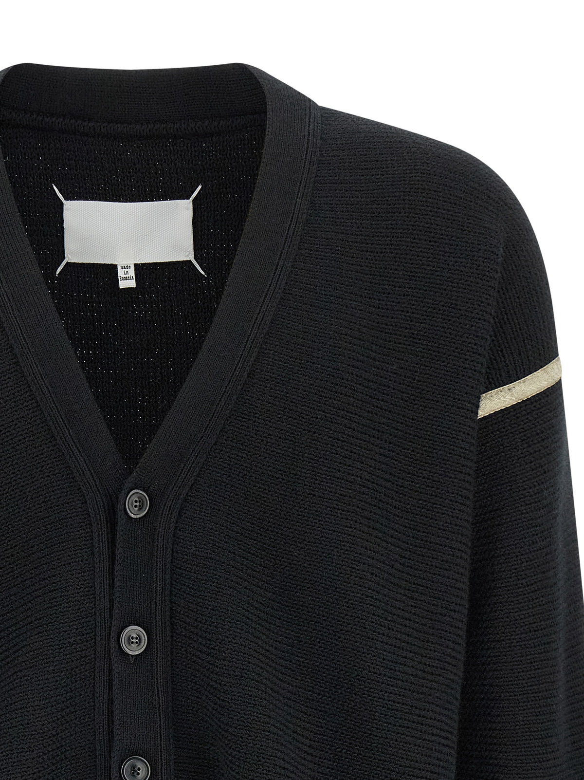 MAISON MARGIELA Maison Margiela Men Elbow Patch Cardigan