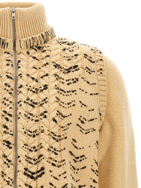 Maison Margiela Men Openwork Knit Cardigan