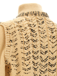 Maison Margiela Men Openwork Knit Cardigan