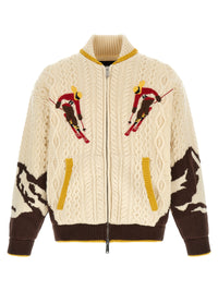 Dsquared2 Men Multicolor 'Snowy Dream' Cardigan