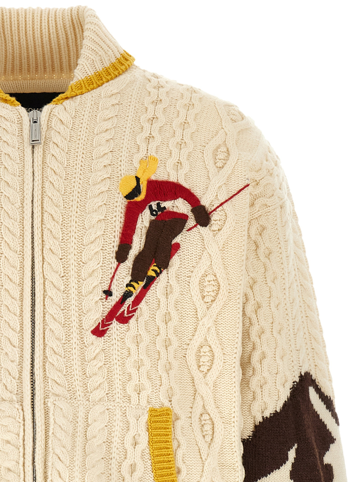 Dsquared2 Men Multicolor 'Snowy Dream' Cardigan