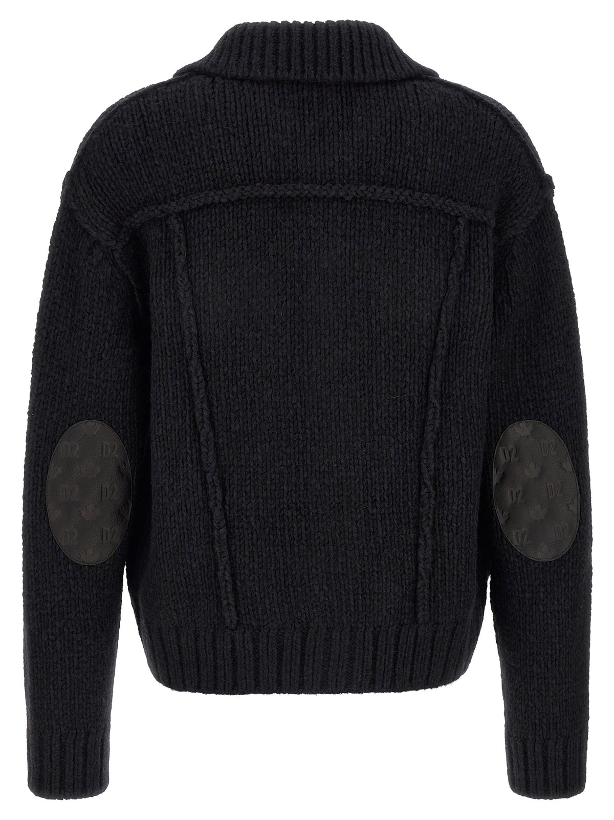 Dsquared2 Men Logo Patch Cardigan
